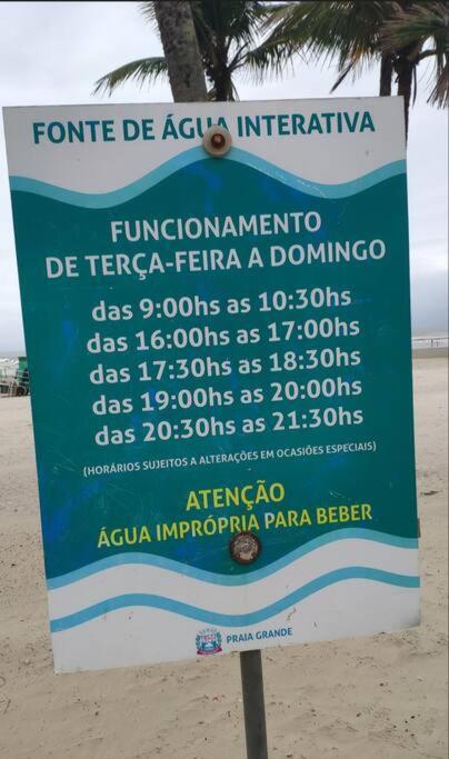 Apartamento 2 Dormitorios E Sacada Gourmet Frente Ao Mar ปรายากรันเด ภายนอก รูปภาพ